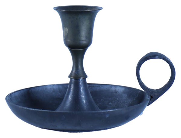Tin Thumb Candlestick Holder