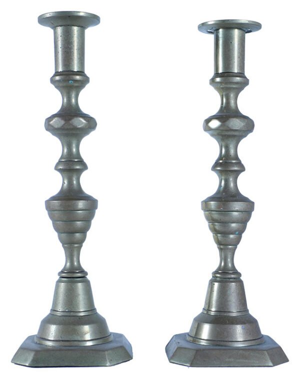 Pair of Edwardian Brass Candlesticks